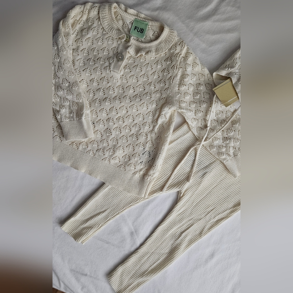 FUR Cream Kids baby Matching Set